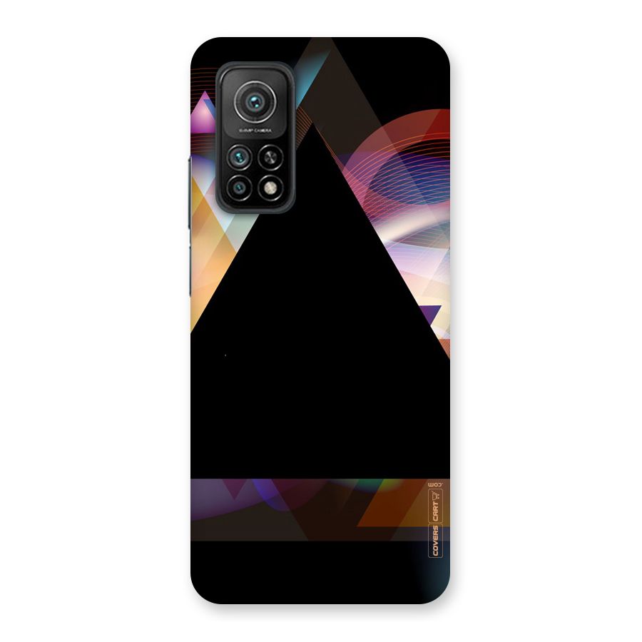 Triangle Black Abstract Back Case for Mi 10T 5G
