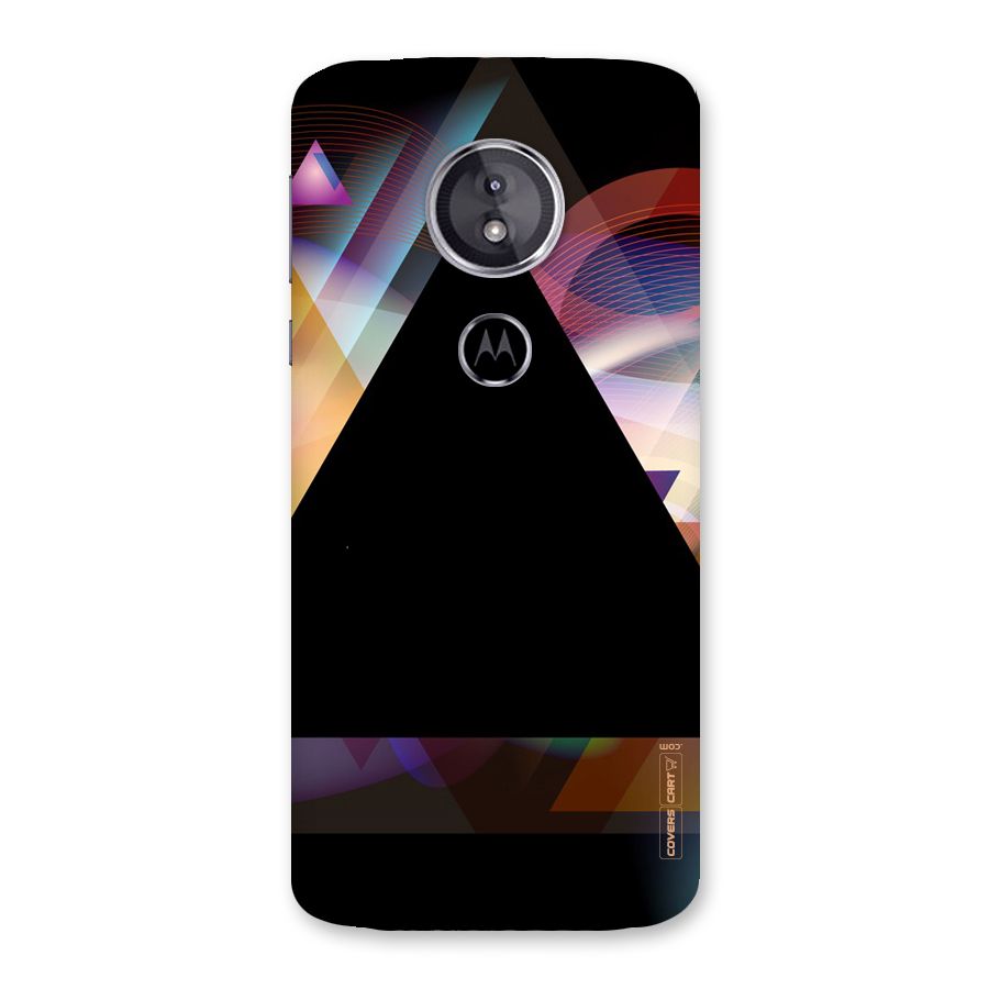 Triangle Black Abstract Back Case for Moto E5