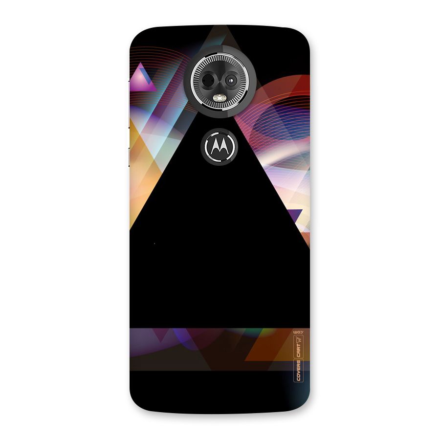 Triangle Black Abstract Back Case for Moto E5 Plus