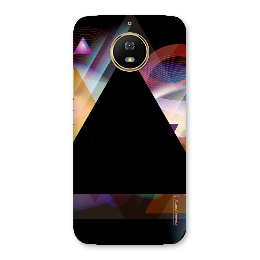 Triangle Black Abstract Back Case for Moto G5s