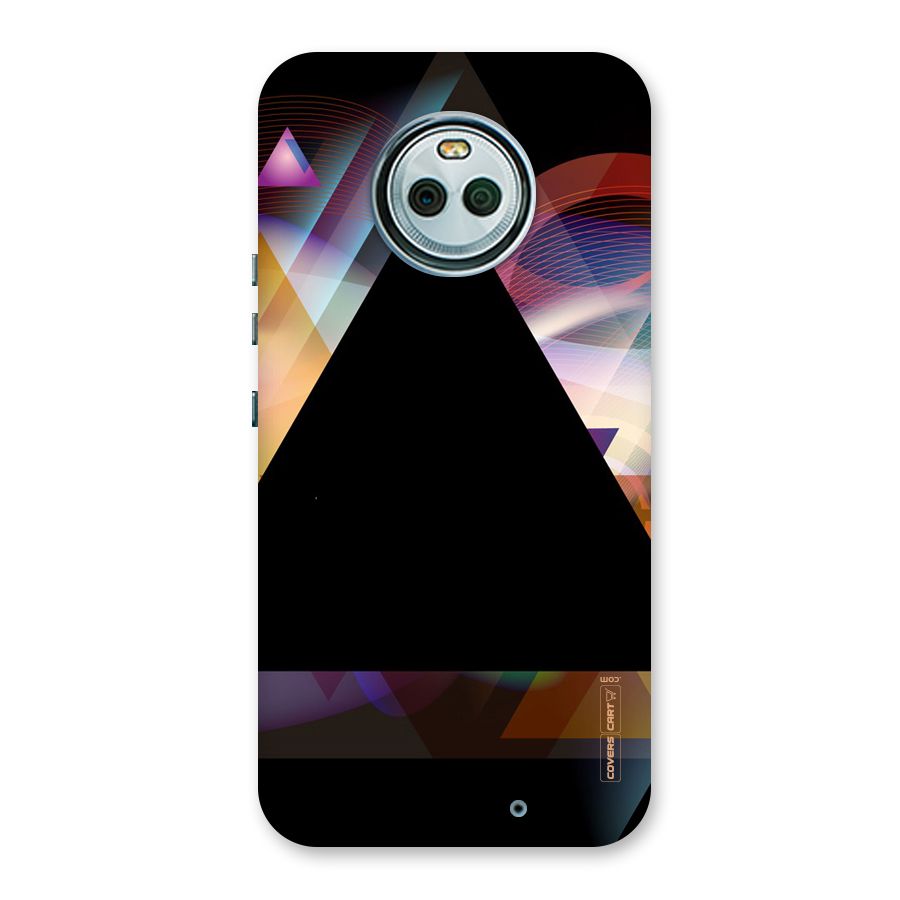 Triangle Black Abstract Back Case for Moto X4