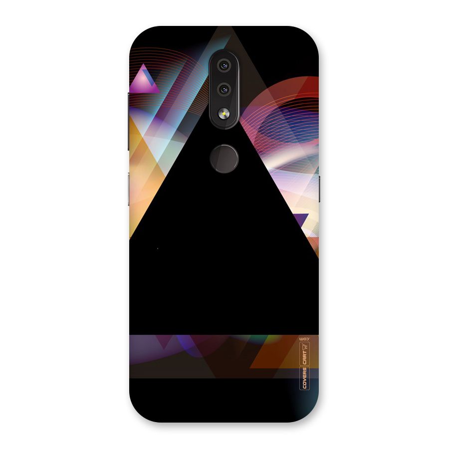 Triangle Black Abstract Back Case for Nokia 4.2