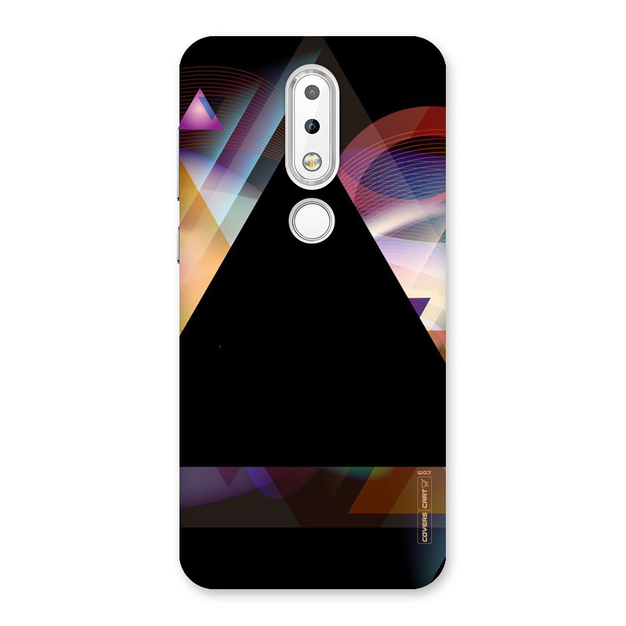 Triangle Black Abstract Back Case for Nokia 6.1 Plus