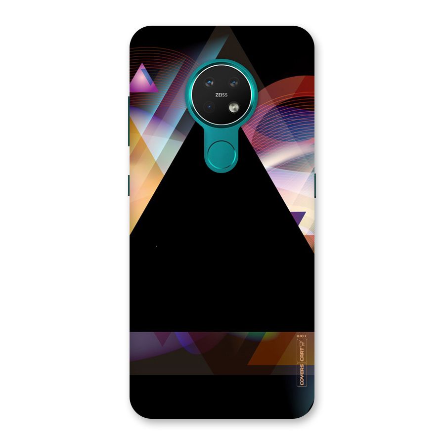 Triangle Black Abstract Back Case for Nokia 7.2