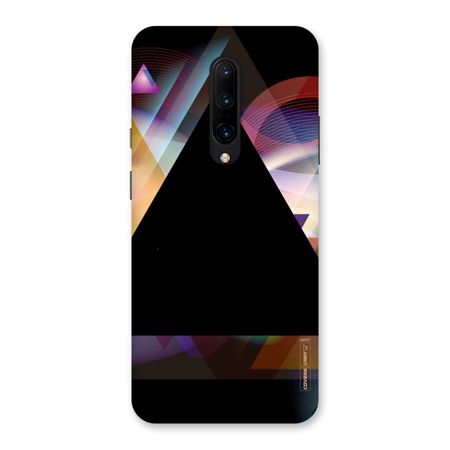 Triangle Black Abstract Back Case for OnePlus 7 Pro