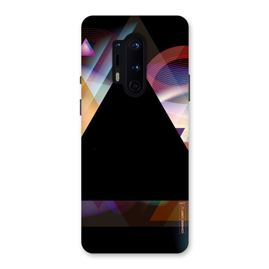 Triangle Black Abstract Back Case for OnePlus 8 Pro