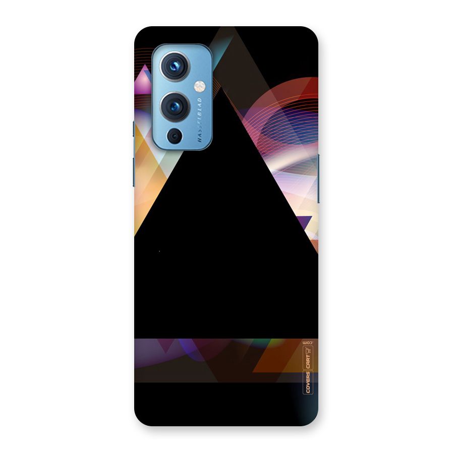 Triangle Black Abstract Back Case for OnePlus 9