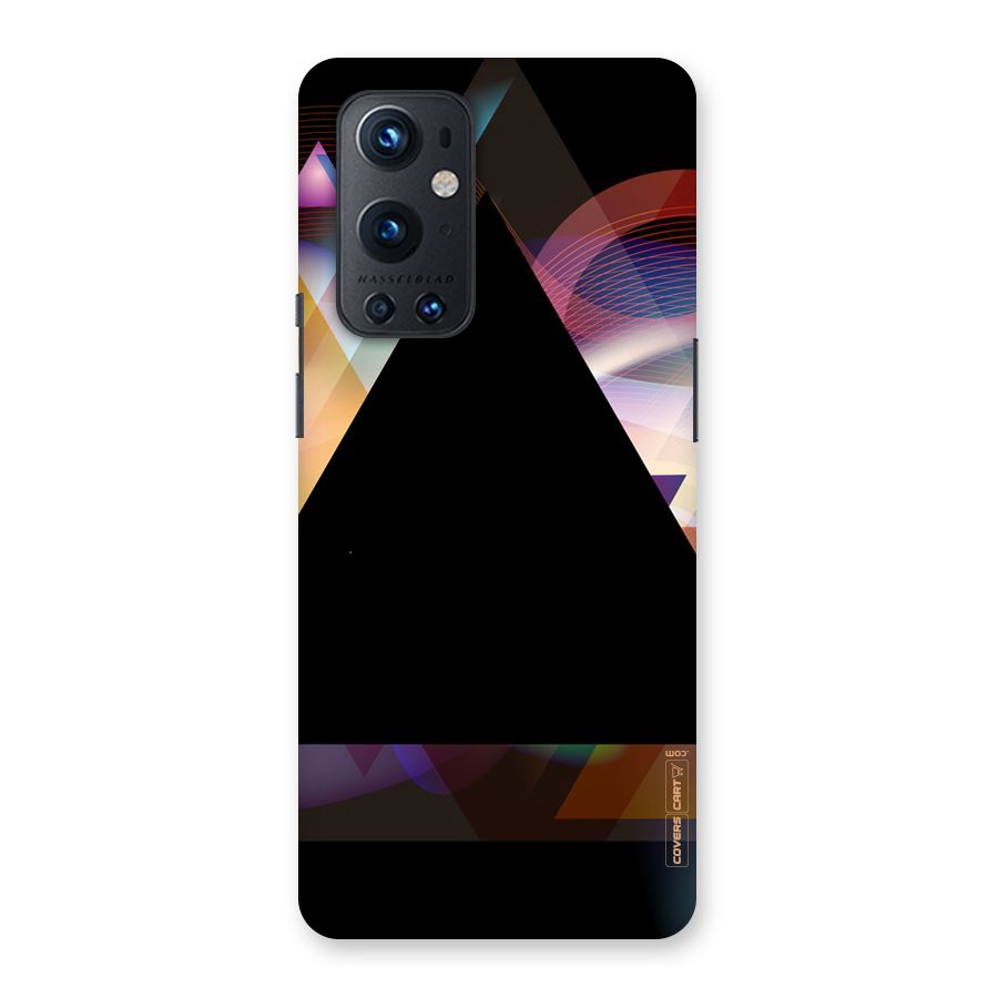Triangle Black Abstract Back Case for OnePlus 9 Pro