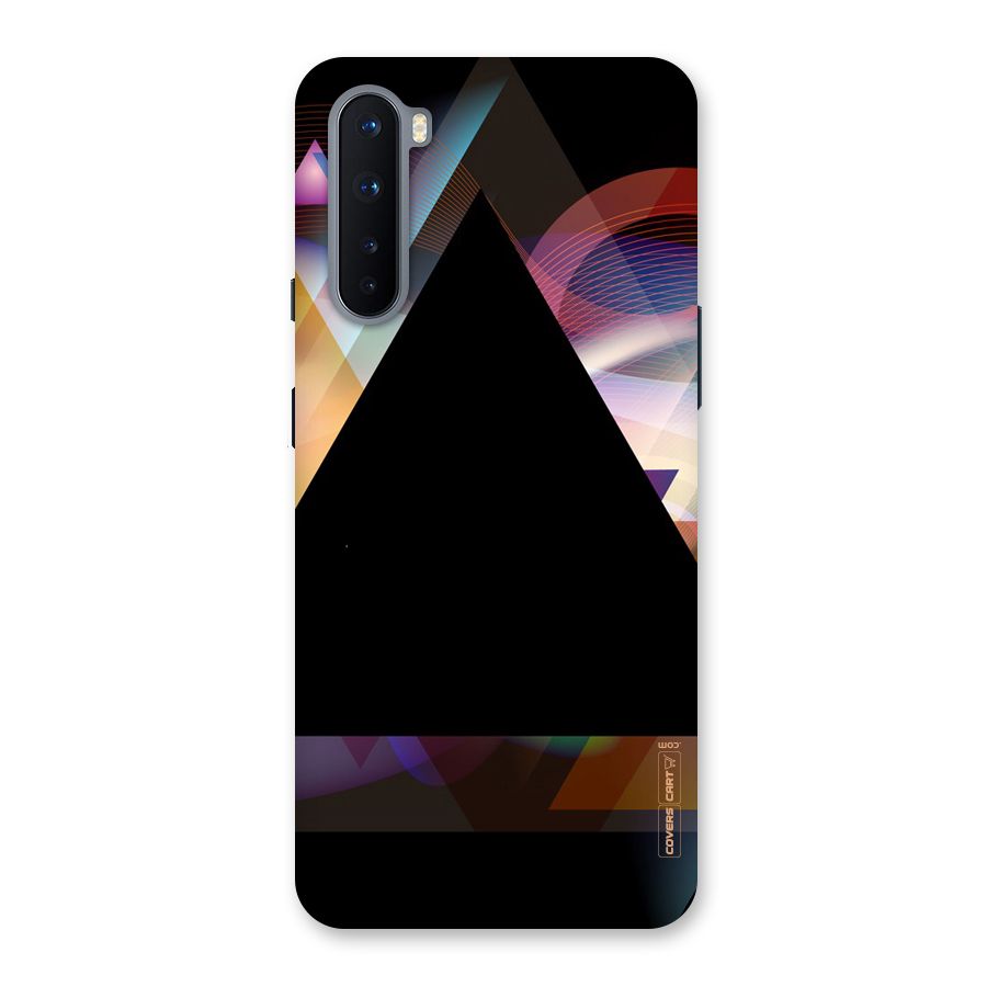 Triangle Black Abstract Back Case for OnePlus Nord