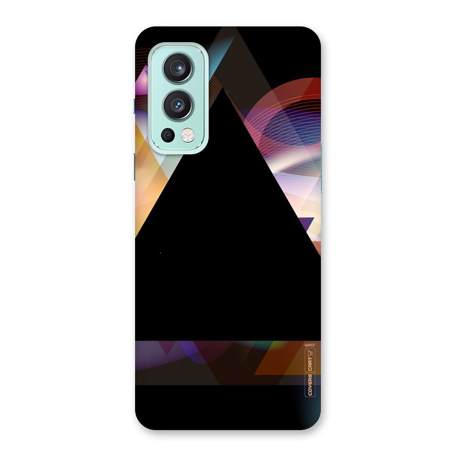 Triangle Black Abstract Back Case for OnePlus Nord 2 5G
