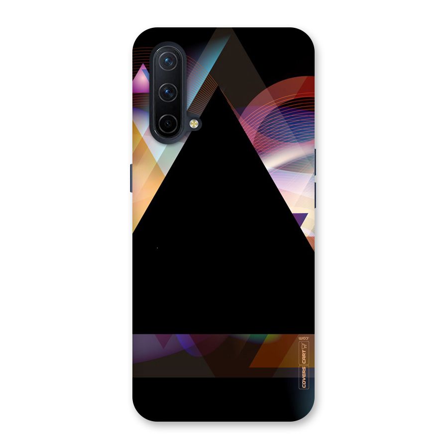 Triangle Black Abstract Back Case for OnePlus Nord CE 5G