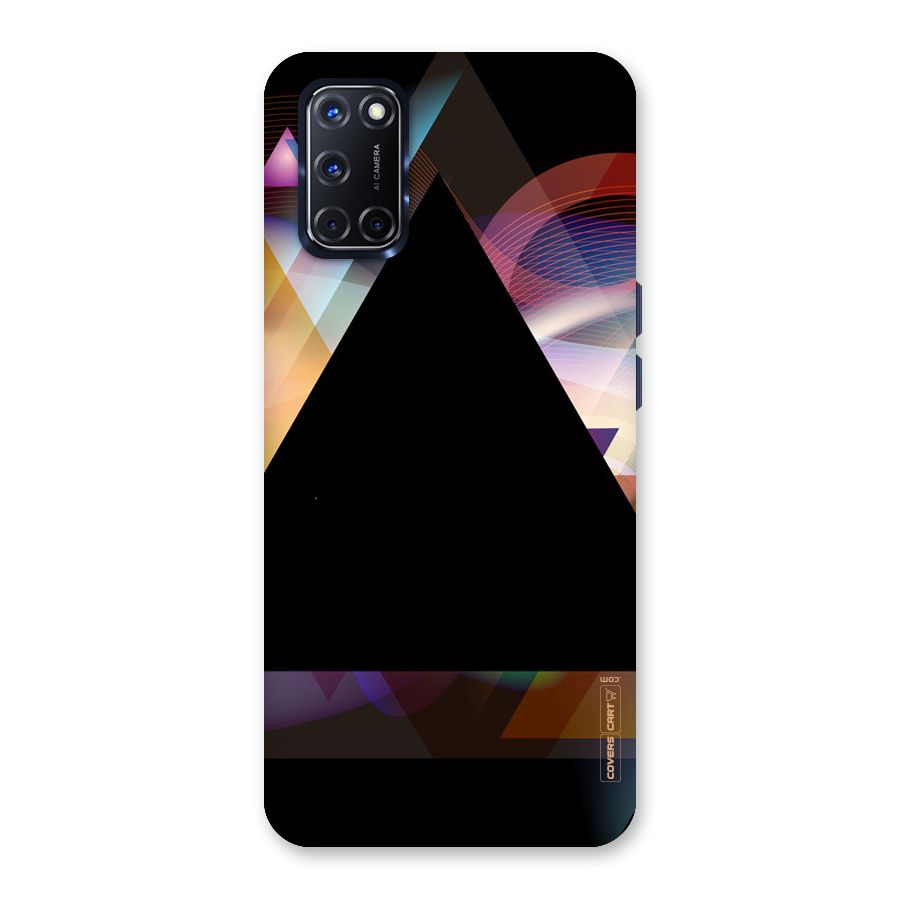 Triangle Black Abstract Back Case for Oppo A52
