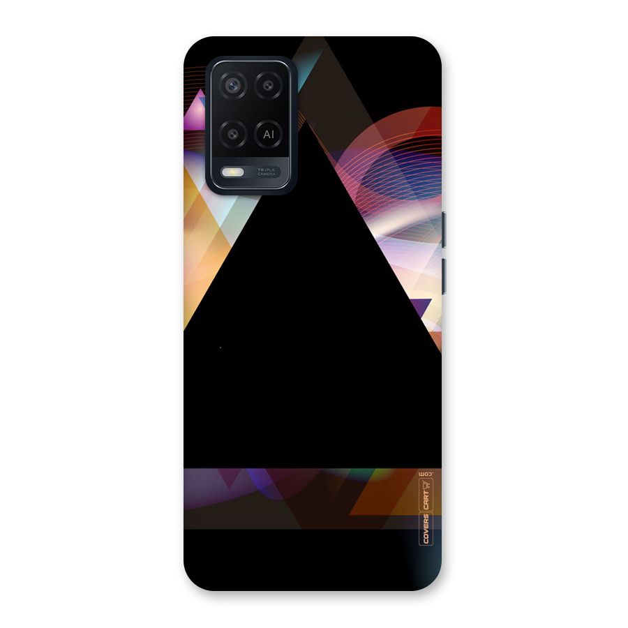 Triangle Black Abstract Back Case for Oppo A54