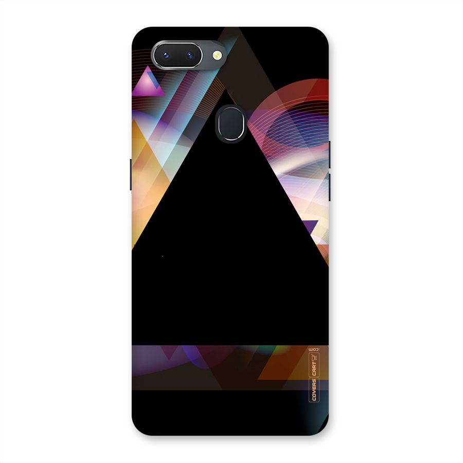 Triangle Black Abstract Back Case for Oppo Realme 2