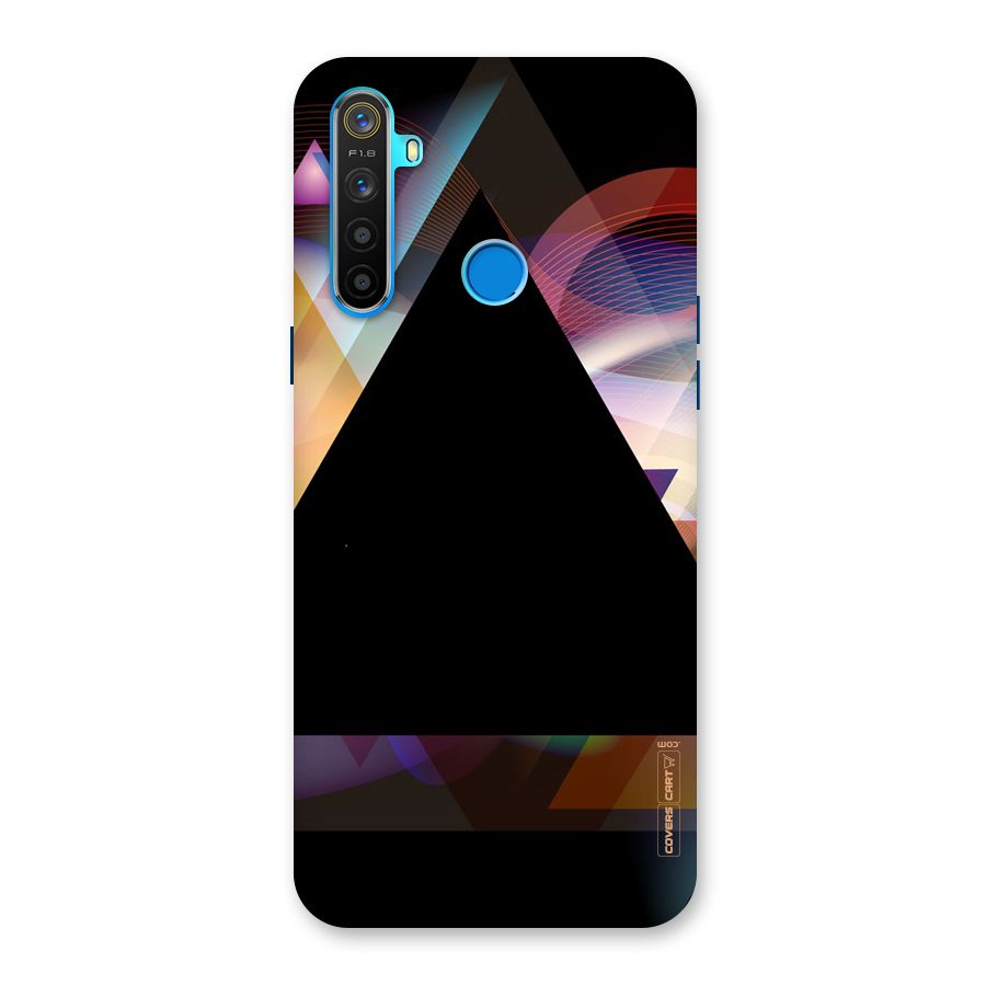 Triangle Black Abstract Back Case for Realme 5