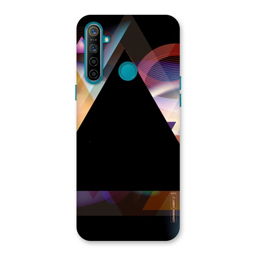 Triangle Black Abstract Back Case for Realme 5i