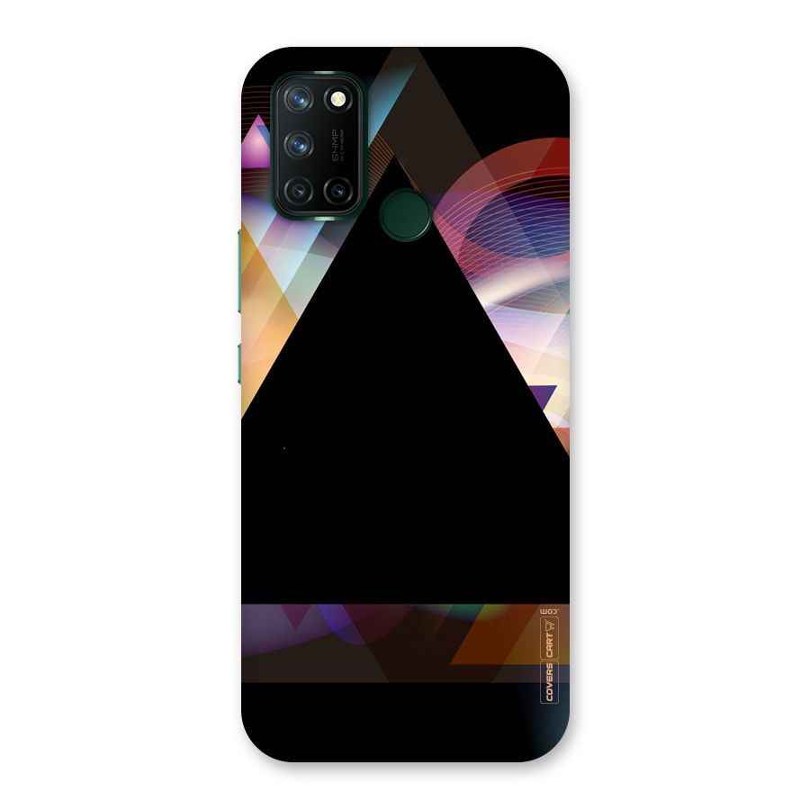 Triangle Black Abstract Back Case for Realme 7i