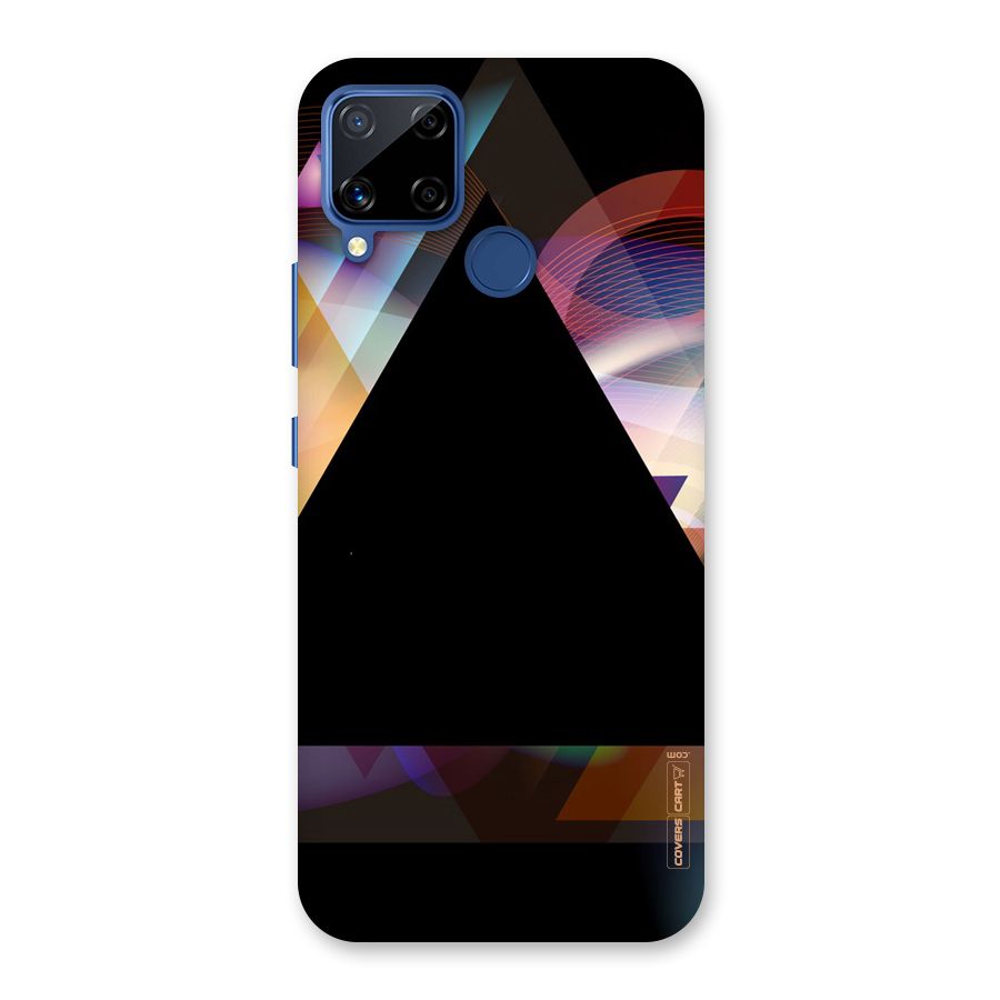 Triangle Black Abstract Back Case for Realme C12