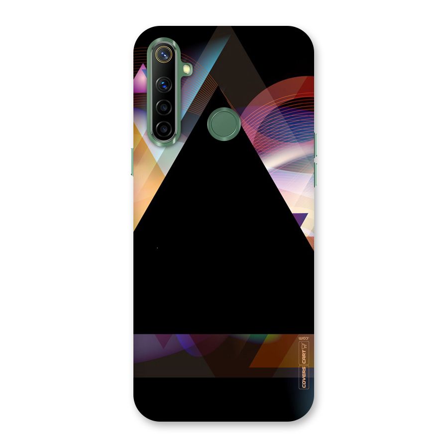 Triangle Black Abstract Back Case for Realme Narzo 10