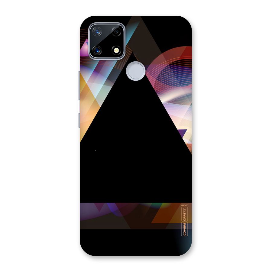 Triangle Black Abstract Back Case for Realme Narzo 20