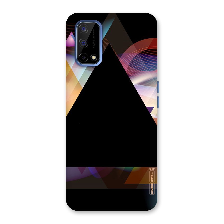 Triangle Black Abstract Back Case for Realme Narzo 30 Pro