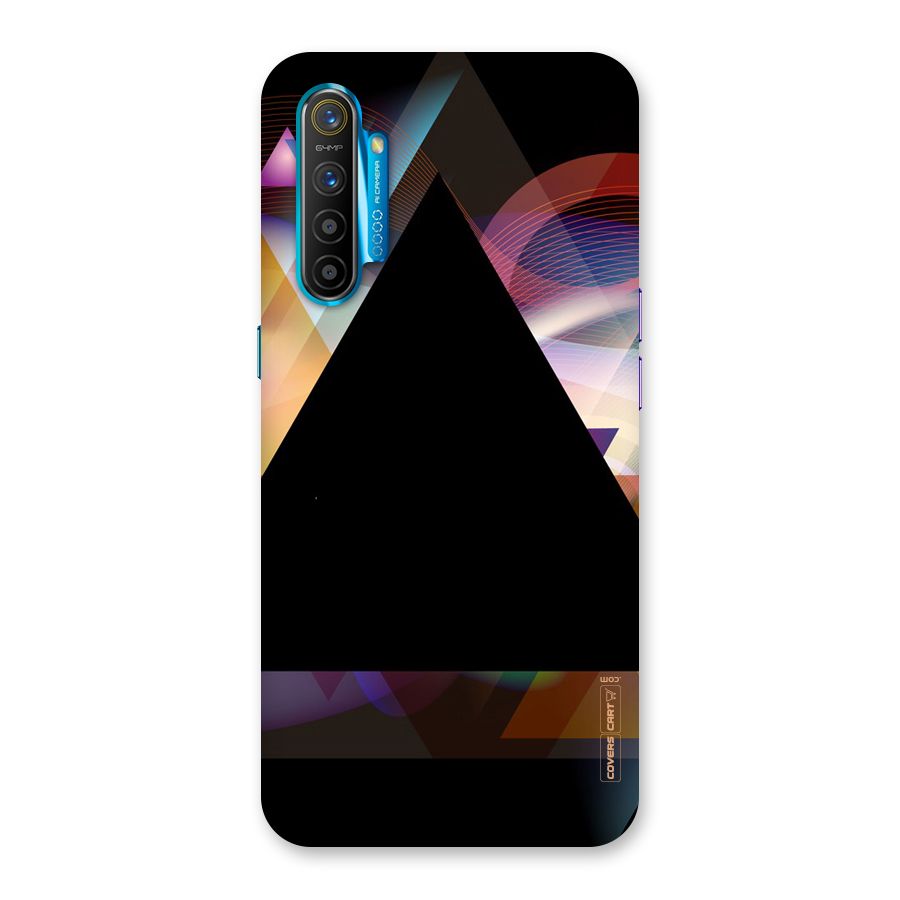 Triangle Black Abstract Back Case for Realme XT
