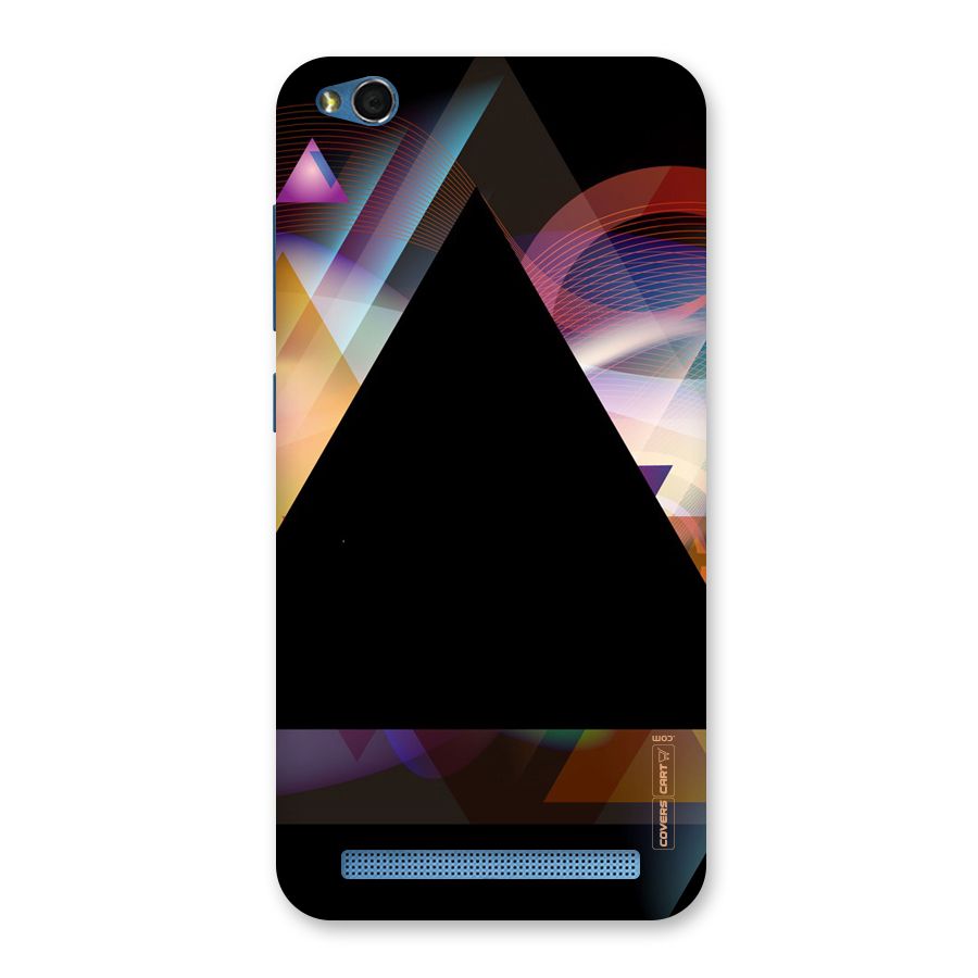 Triangle Black Abstract Back Case for Redmi 5A