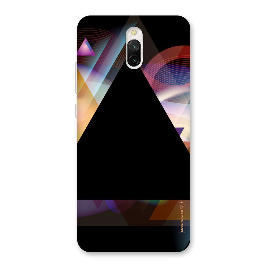 Triangle Black Abstract Back Case for Redmi 8A Dual