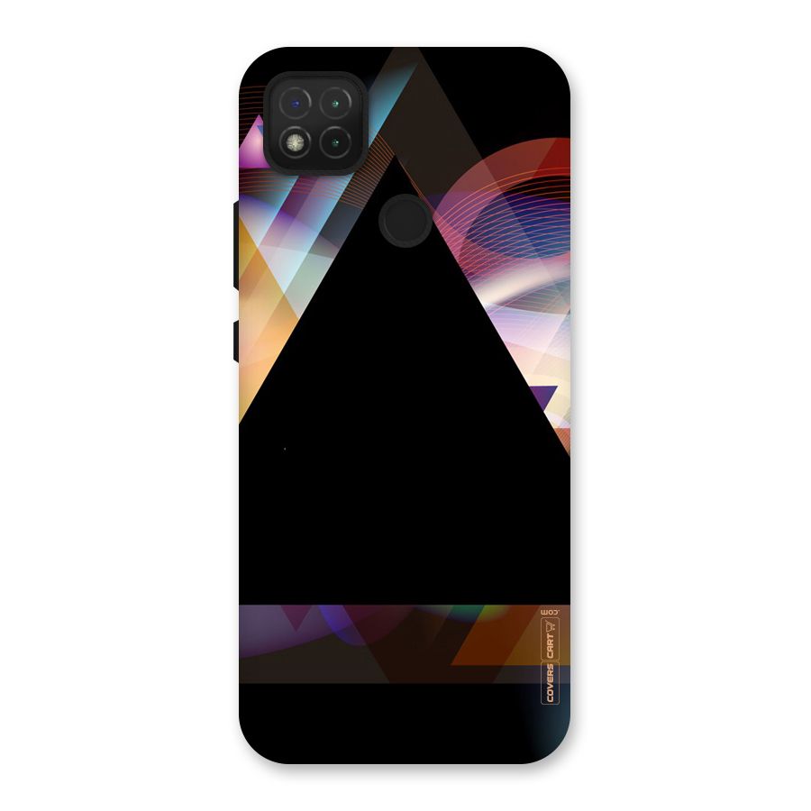 Triangle Black Abstract Back Case for Redmi 9