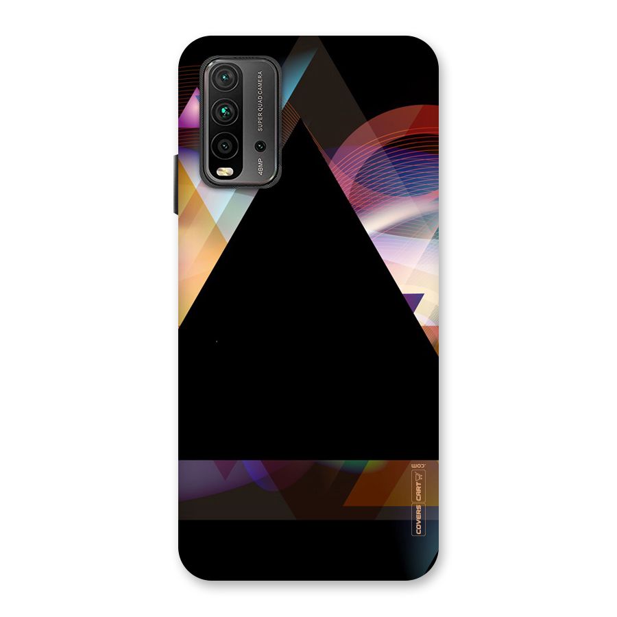 Triangle Black Abstract Back Case for Redmi 9 Power