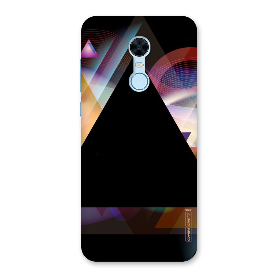 Triangle Black Abstract Back Case for Redmi Note 5