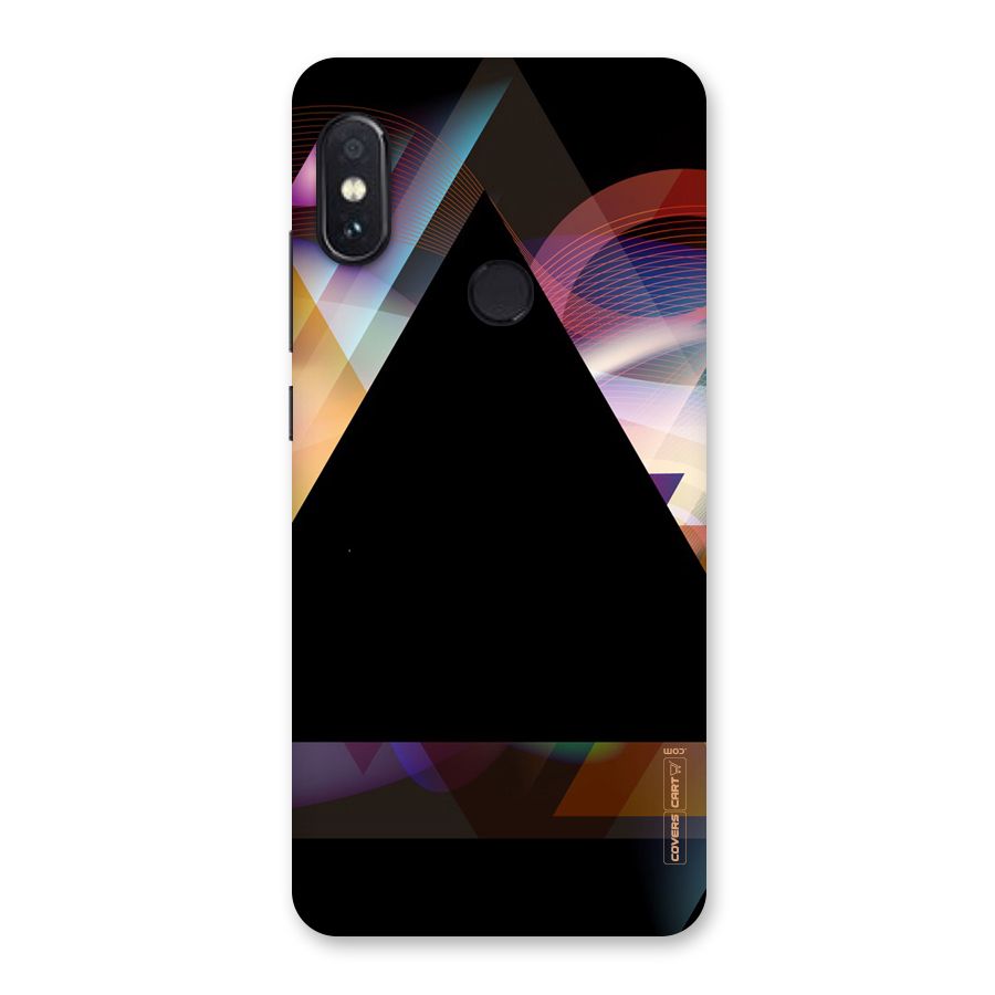 Triangle Black Abstract Back Case for Redmi Note 5 Pro