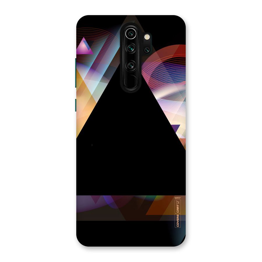 Triangle Black Abstract Back Case for Redmi Note 8 Pro