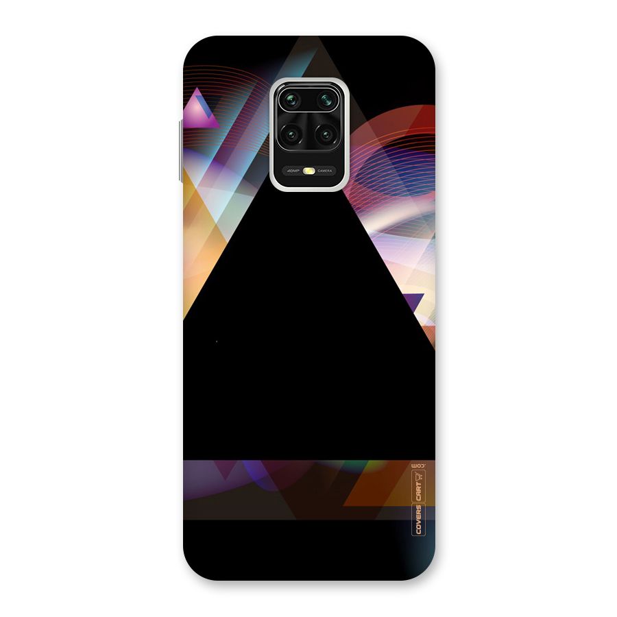 Triangle Black Abstract Back Case for Redmi Note 9 Pro Max