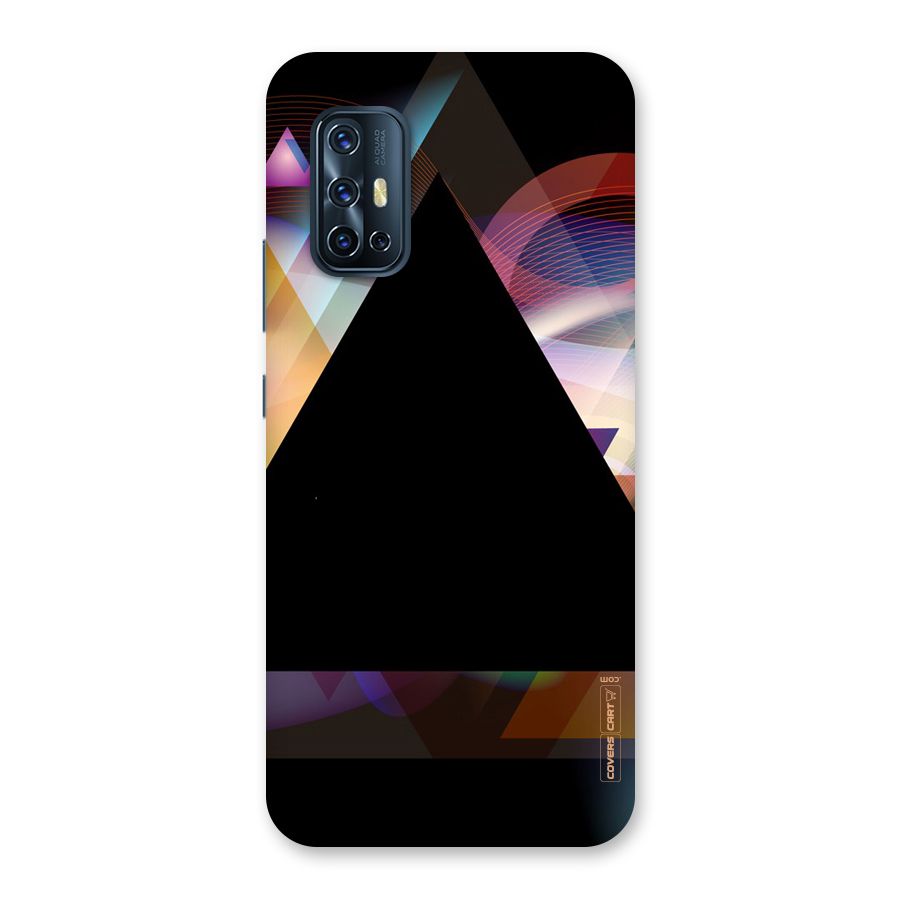Triangle Black Abstract Back Case for Vivo V17