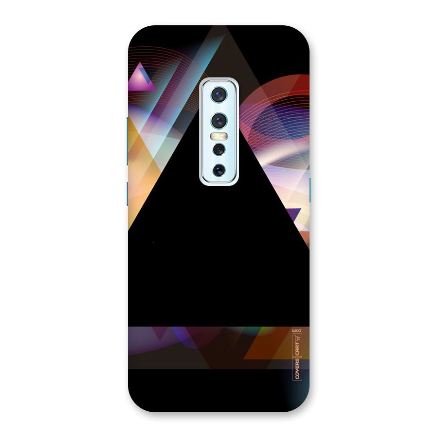 Triangle Black Abstract Back Case for Vivo V17 Pro