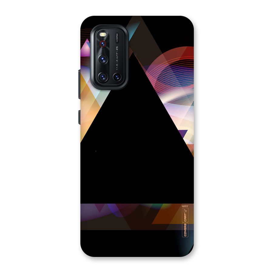 Triangle Black Abstract Back Case for Vivo V19