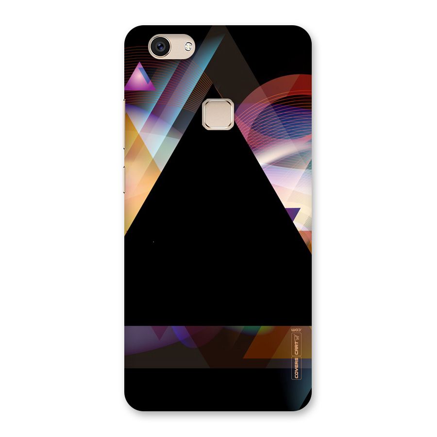 Triangle Black Abstract Back Case for Vivo V7