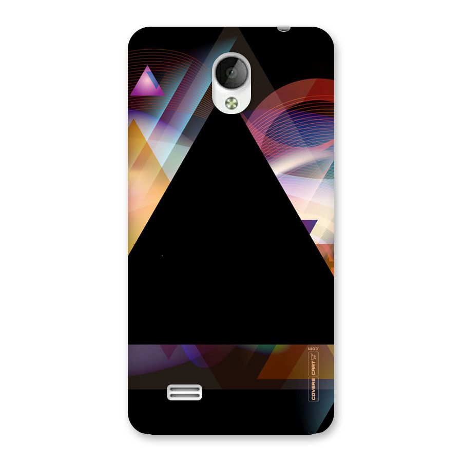 Triangle Black Abstract Back Case for Vivo Y21