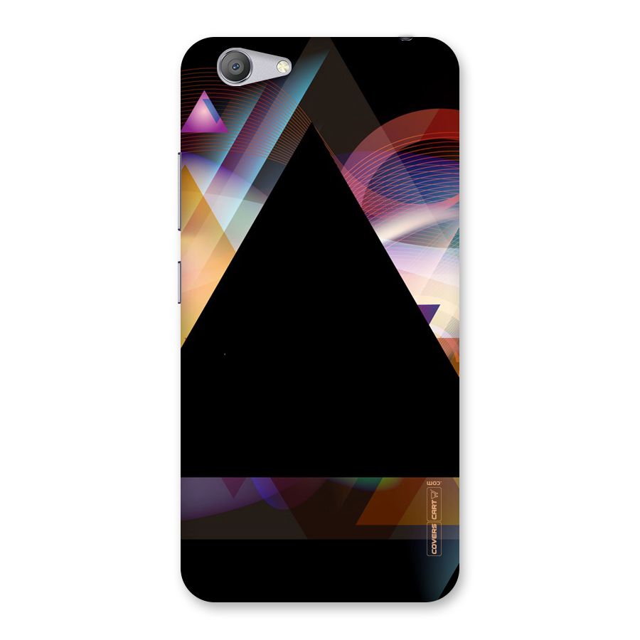 Triangle Black Abstract Back Case for Vivo Y53