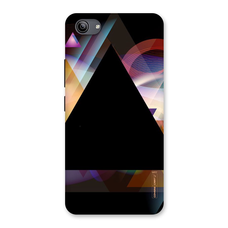 Triangle Black Abstract Back Case for Vivo Y81i