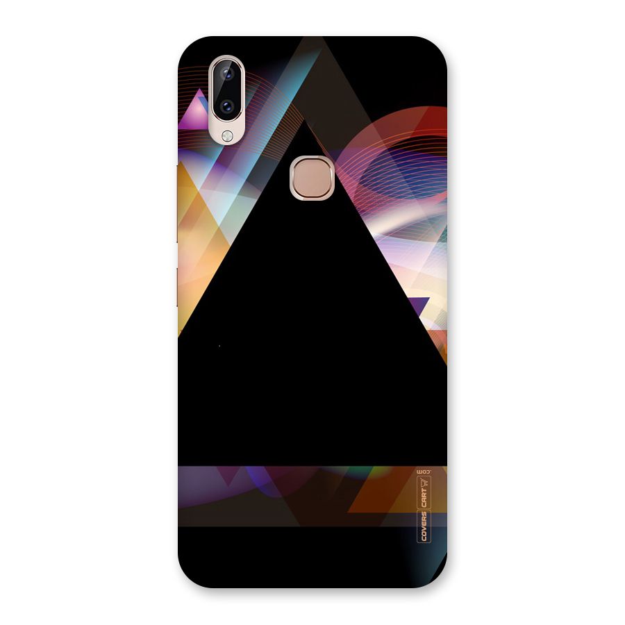Triangle Black Abstract Back Case for Vivo Y83 Pro