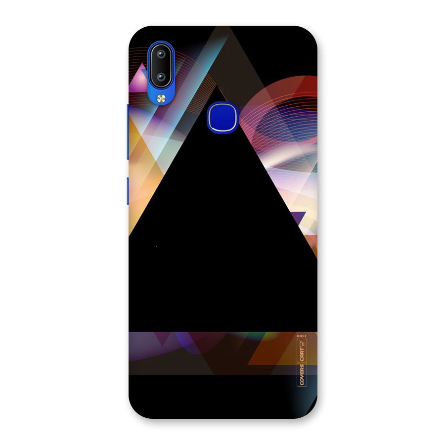 Triangle Black Abstract Back Case for Vivo Y91