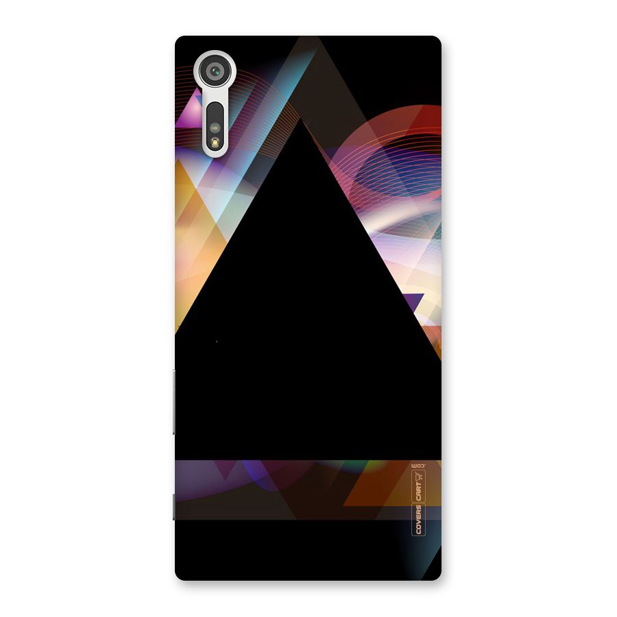 Triangle Black Abstract Back Case for Xperia XZ