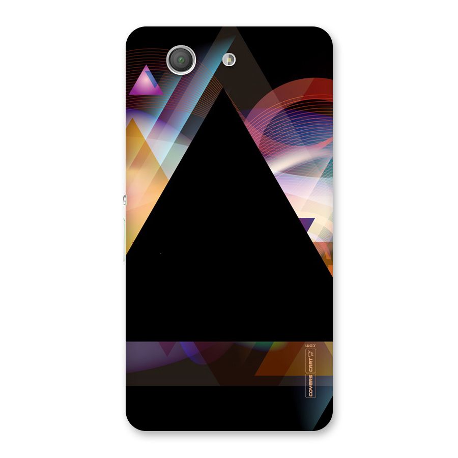 Triangle Black Abstract Back Case for Xperia Z3 Compact