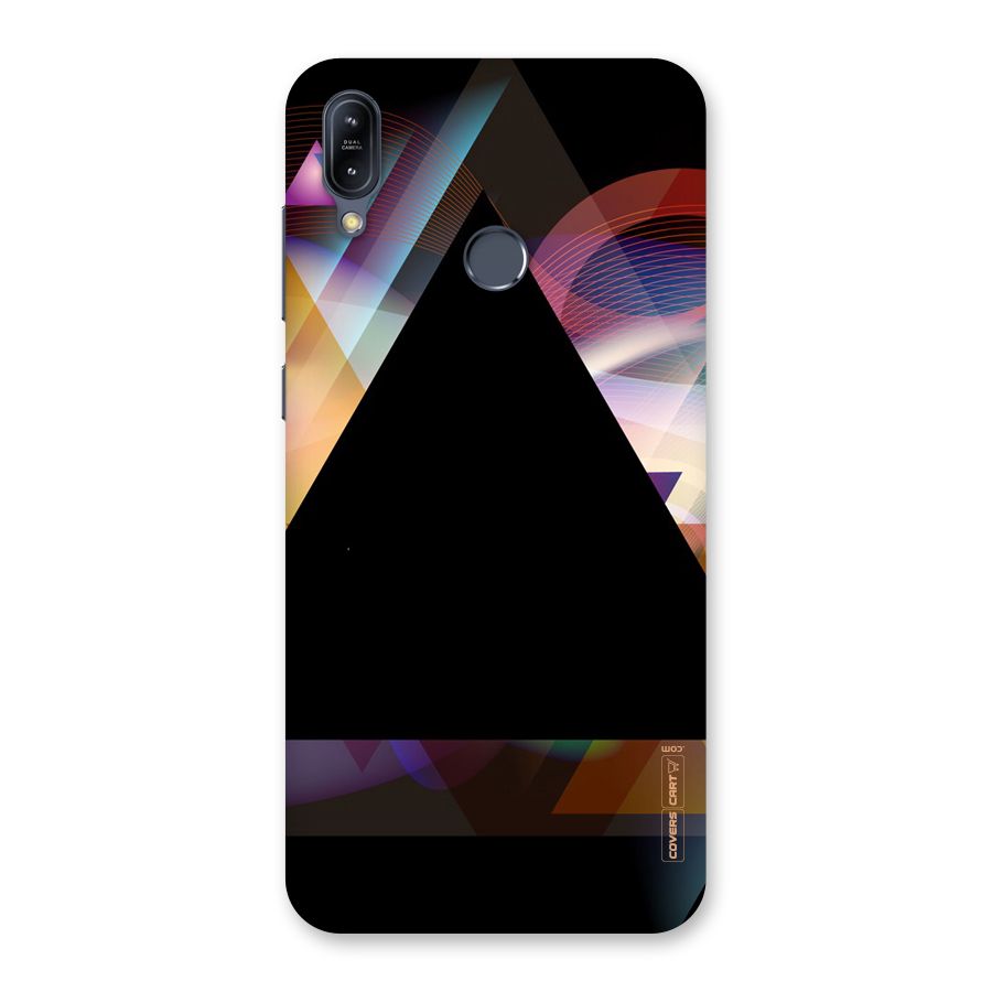 Triangle Black Abstract Back Case for Zenfone Max M2