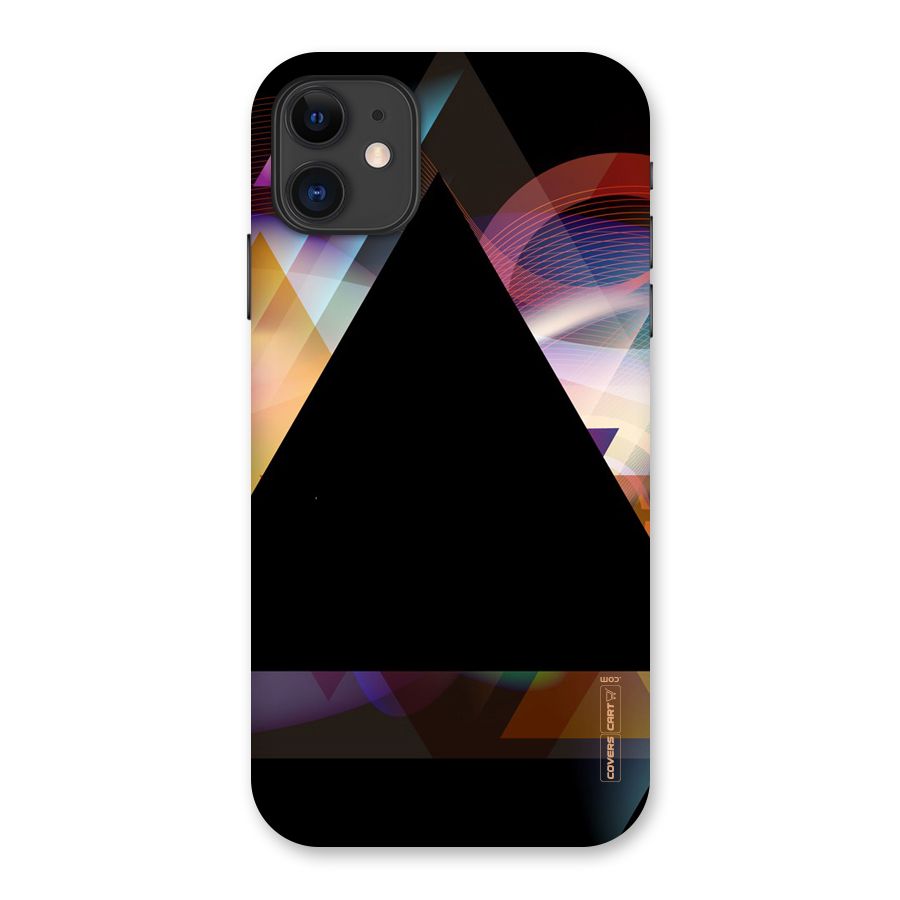 Triangle Black Abstract Back Case for iPhone 11