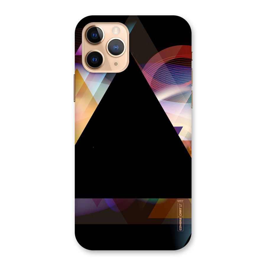 Triangle Black Abstract Back Case for iPhone 11 Pro