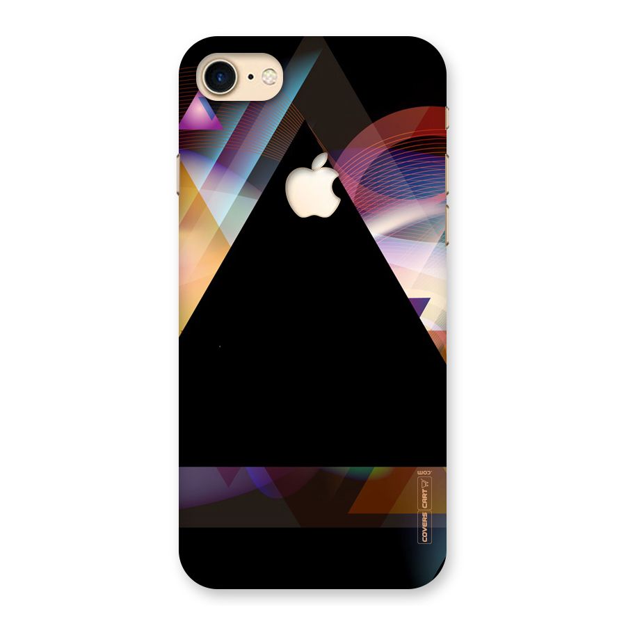 Triangle Black Abstract Back Case for iPhone 7 Apple Cut