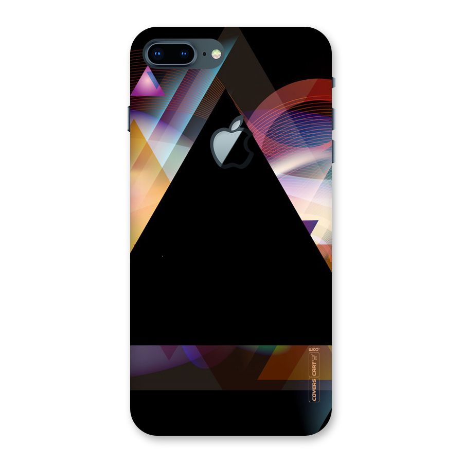 Triangle Black Abstract Back Case for iPhone 7 Plus Apple Cut